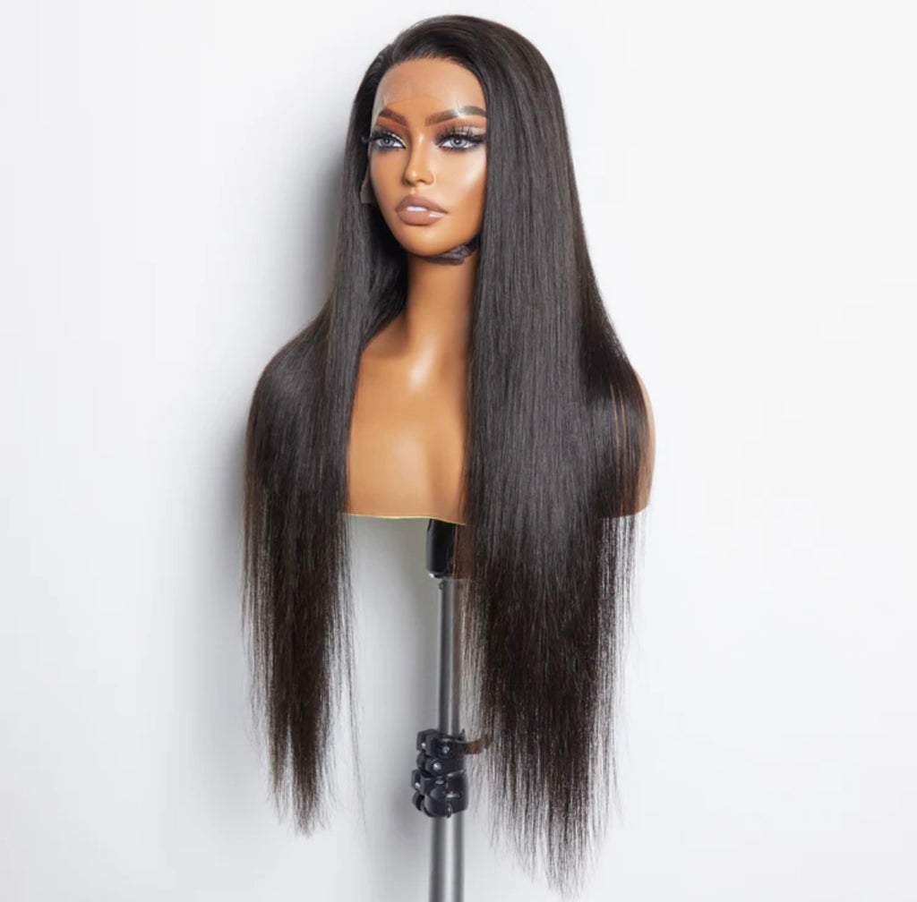Straight lace frontal wig