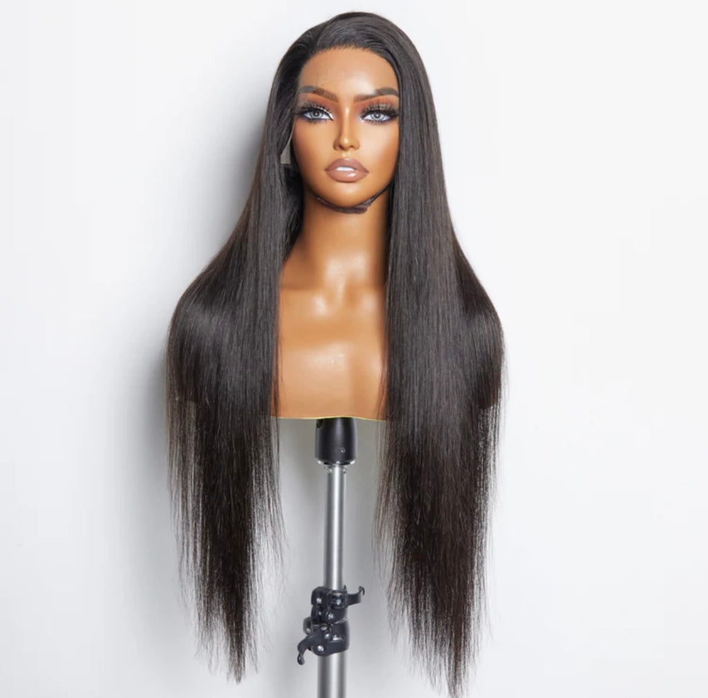 Straight lace frontal wig