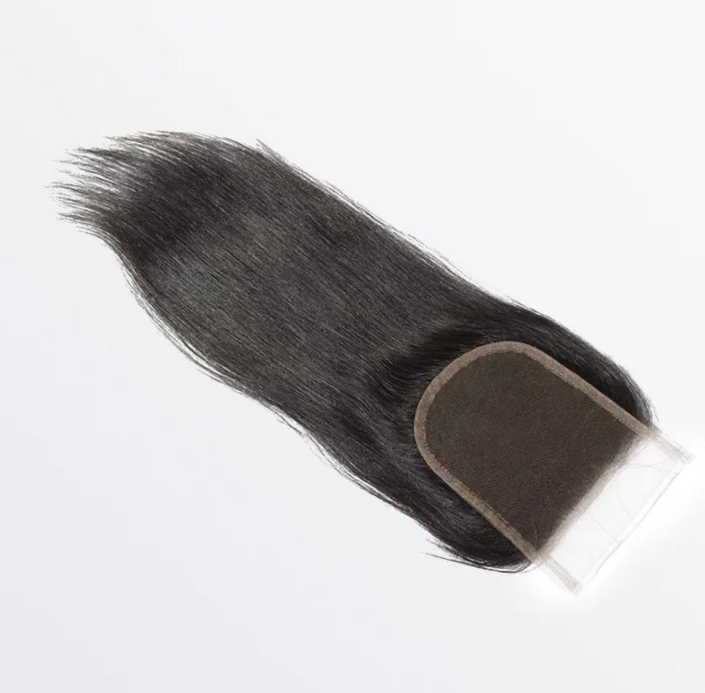 Straight hair lace closure