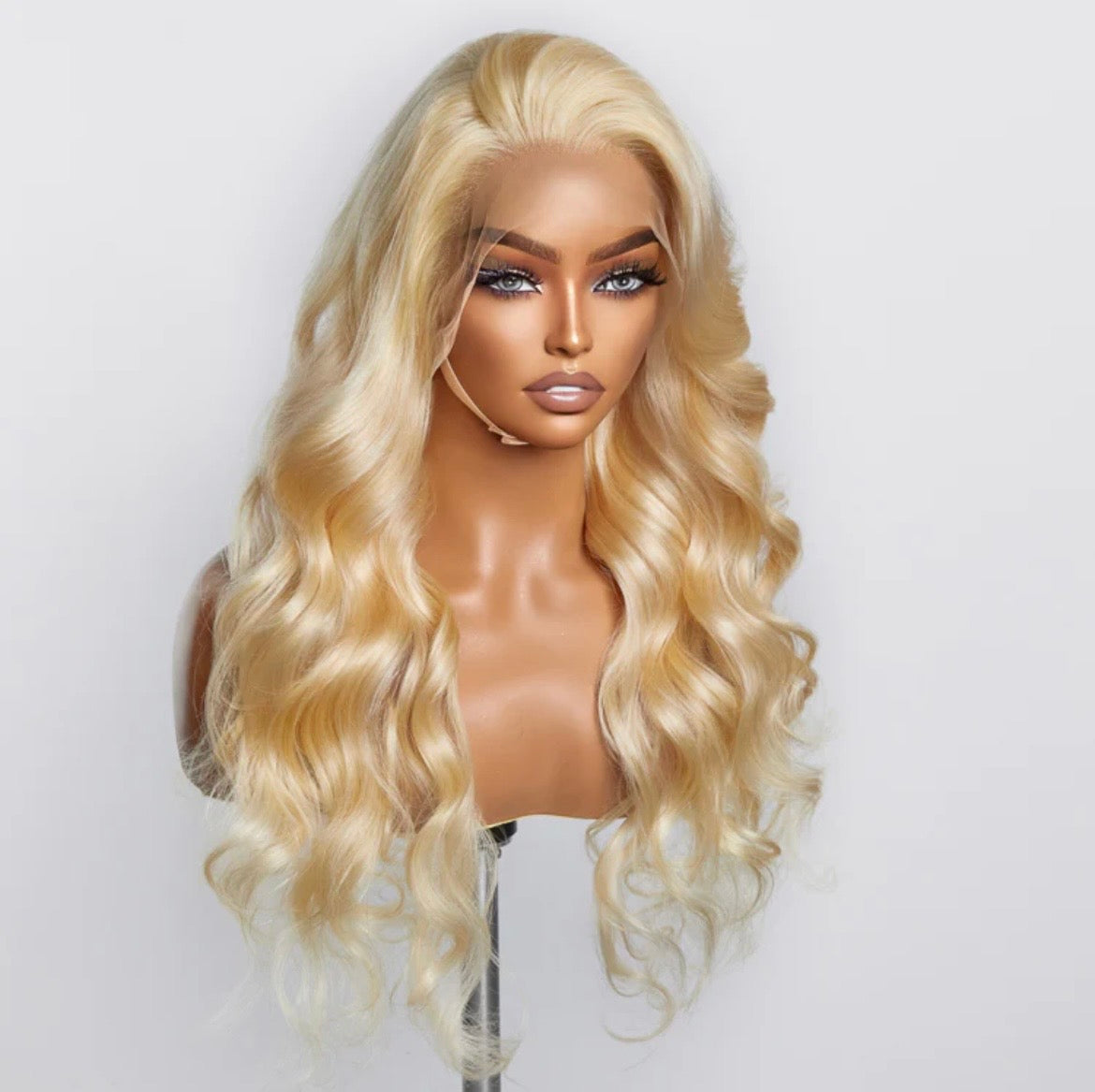 613 body wave blonde lace frontal wig