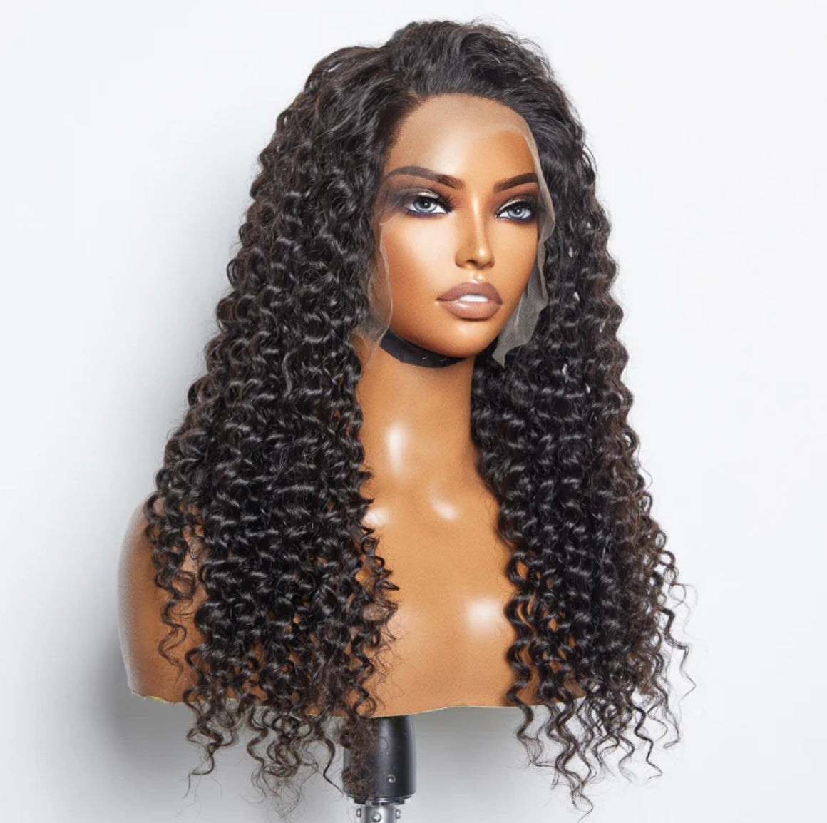 Deep wavy lace frontal wig