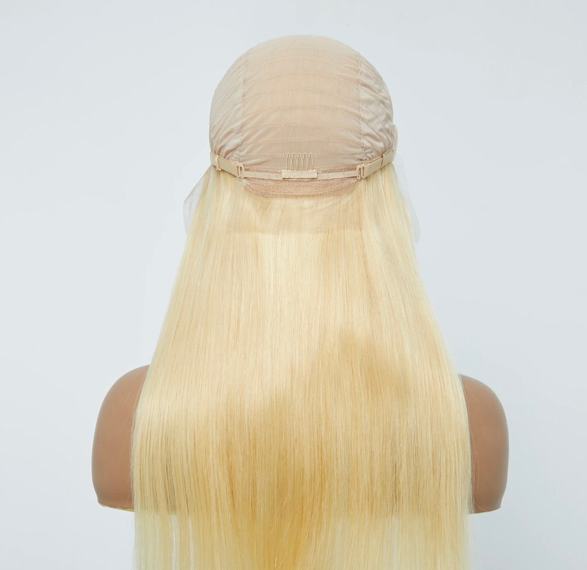 613 straight blonde lace frontal wig