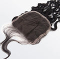Water wave lace closure