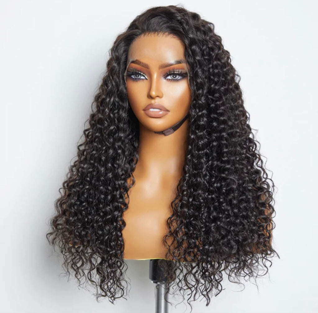Water wave lace frontal wig
