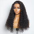 Water wave lace frontal wig