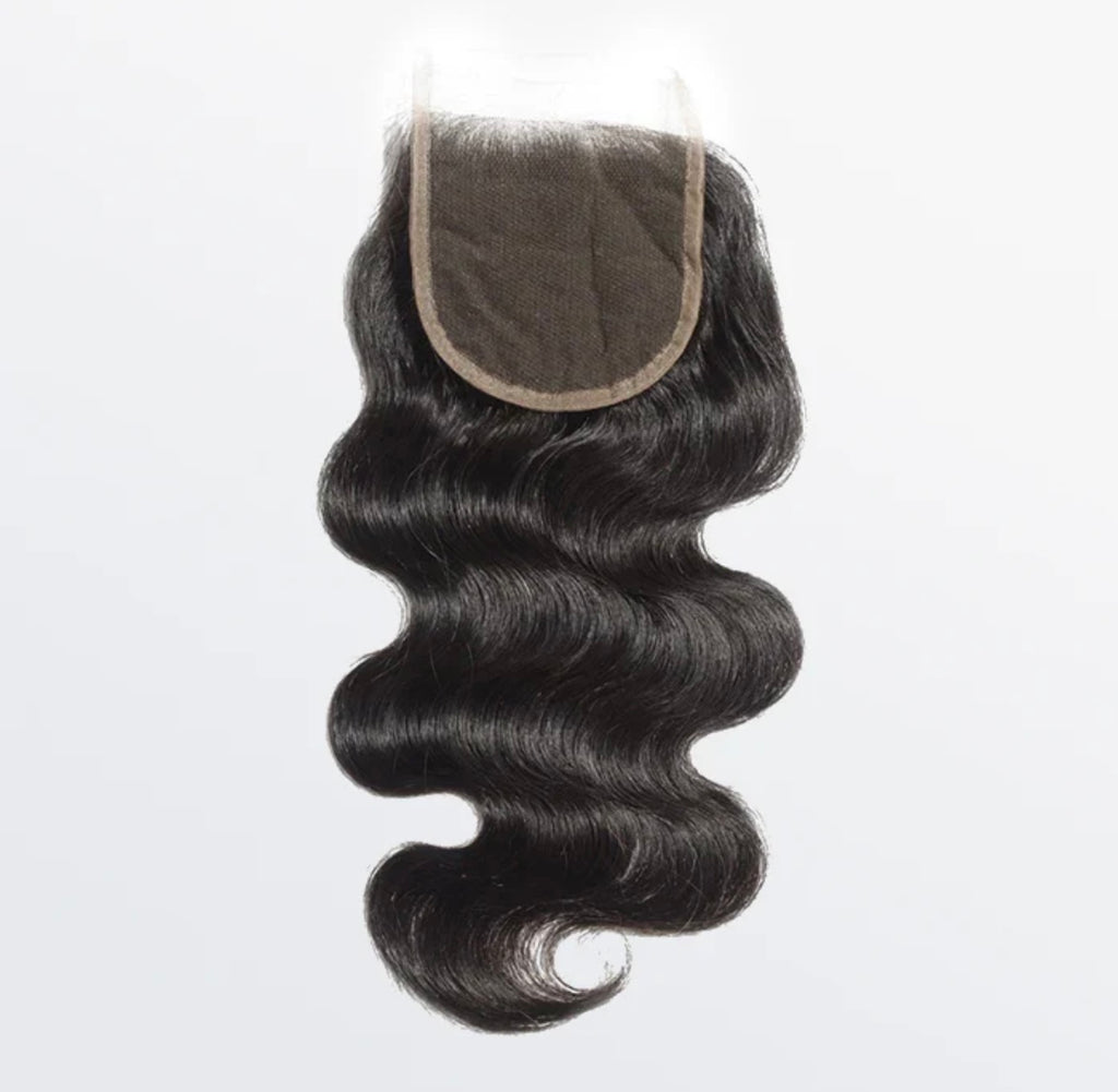 Body wave lace closure