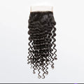 Deep curl lace closure