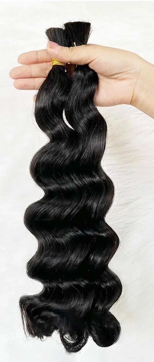 Bulk human hair