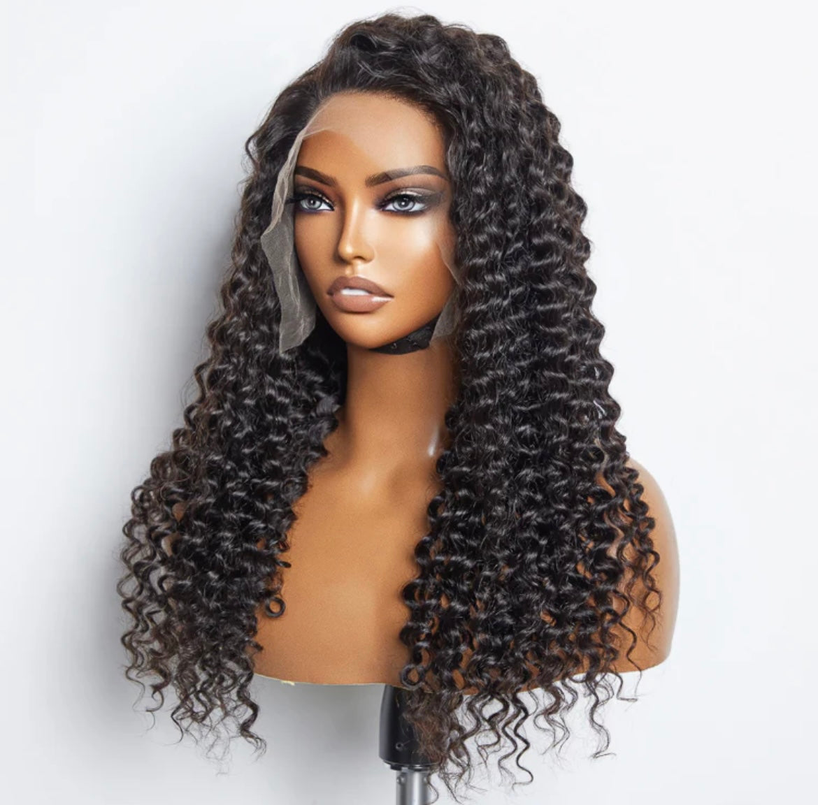 Deep wavy lace frontal wig