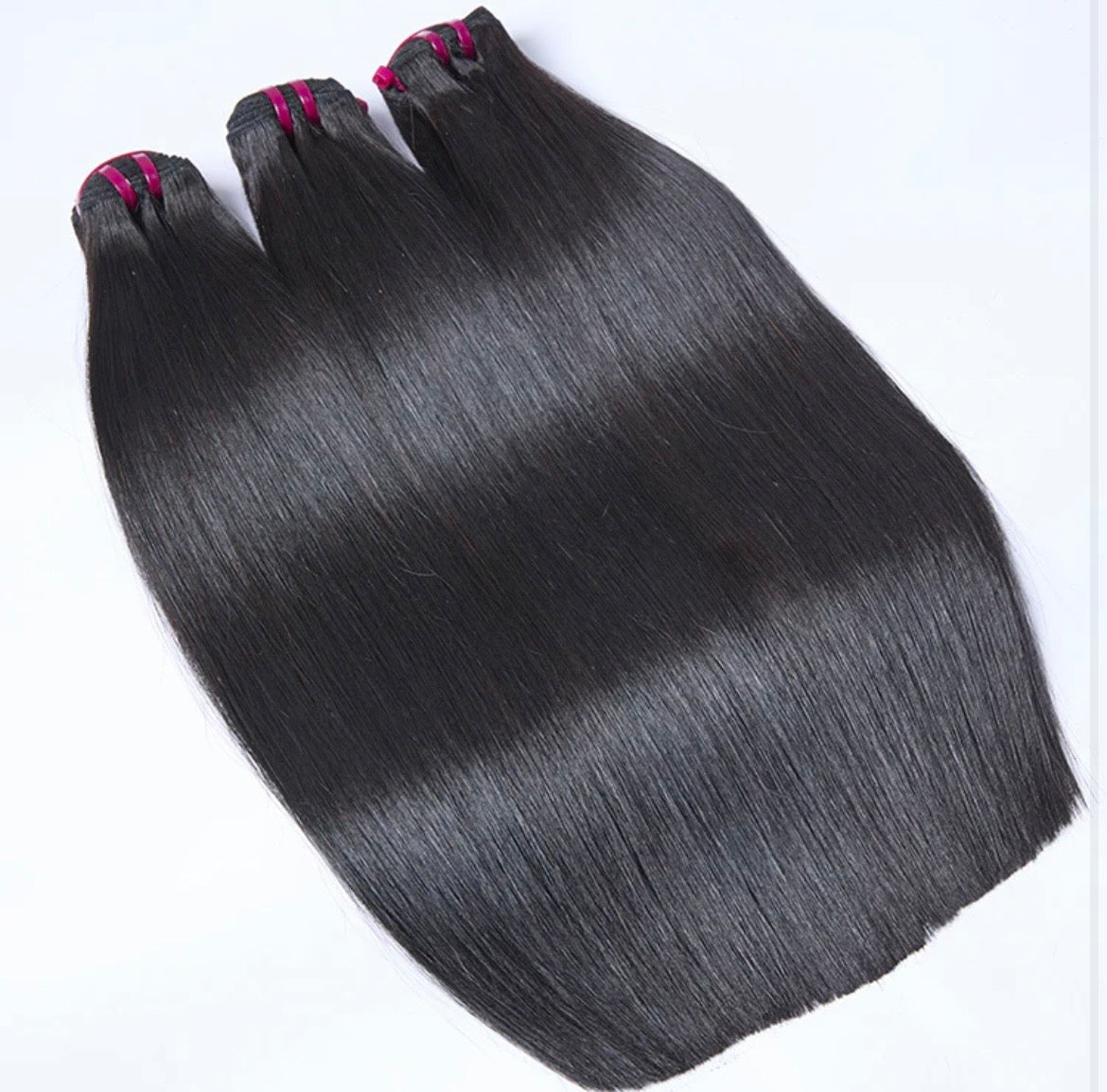 Raw Cambodian bone straight bundles