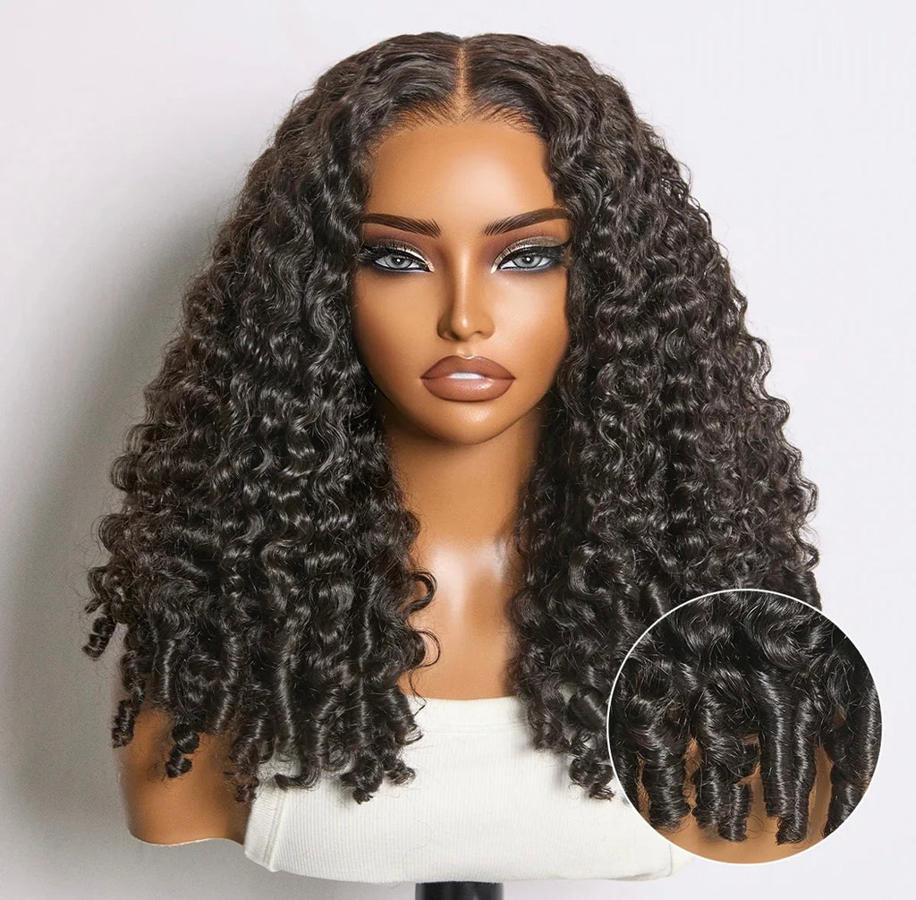Burmese curly lace frontal wig