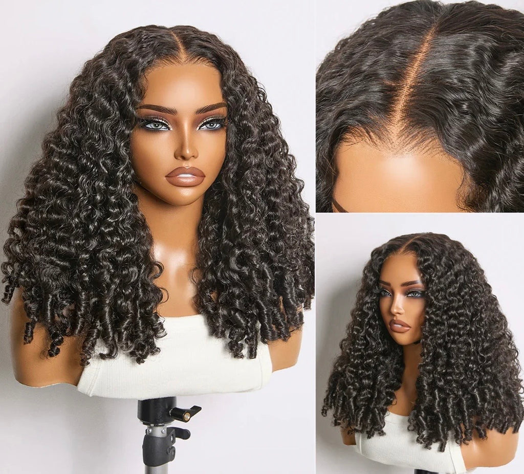 Burmese curly lace frontal wig