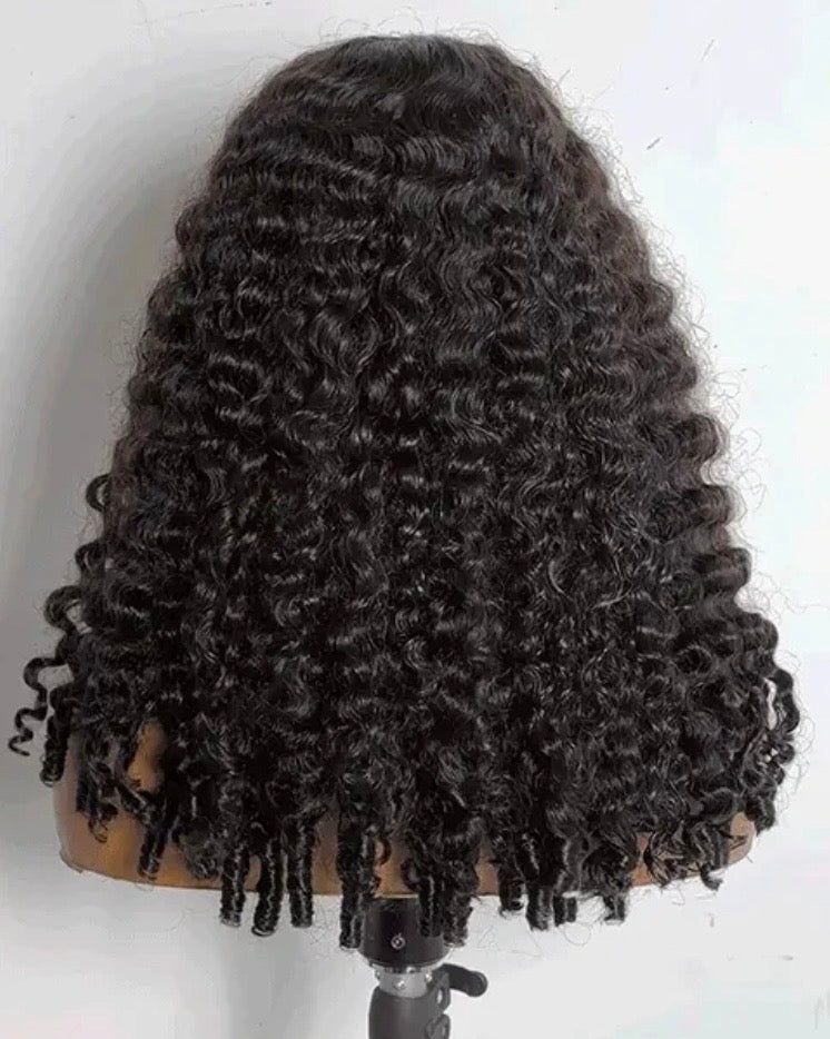 Burmese curly lace frontal wig